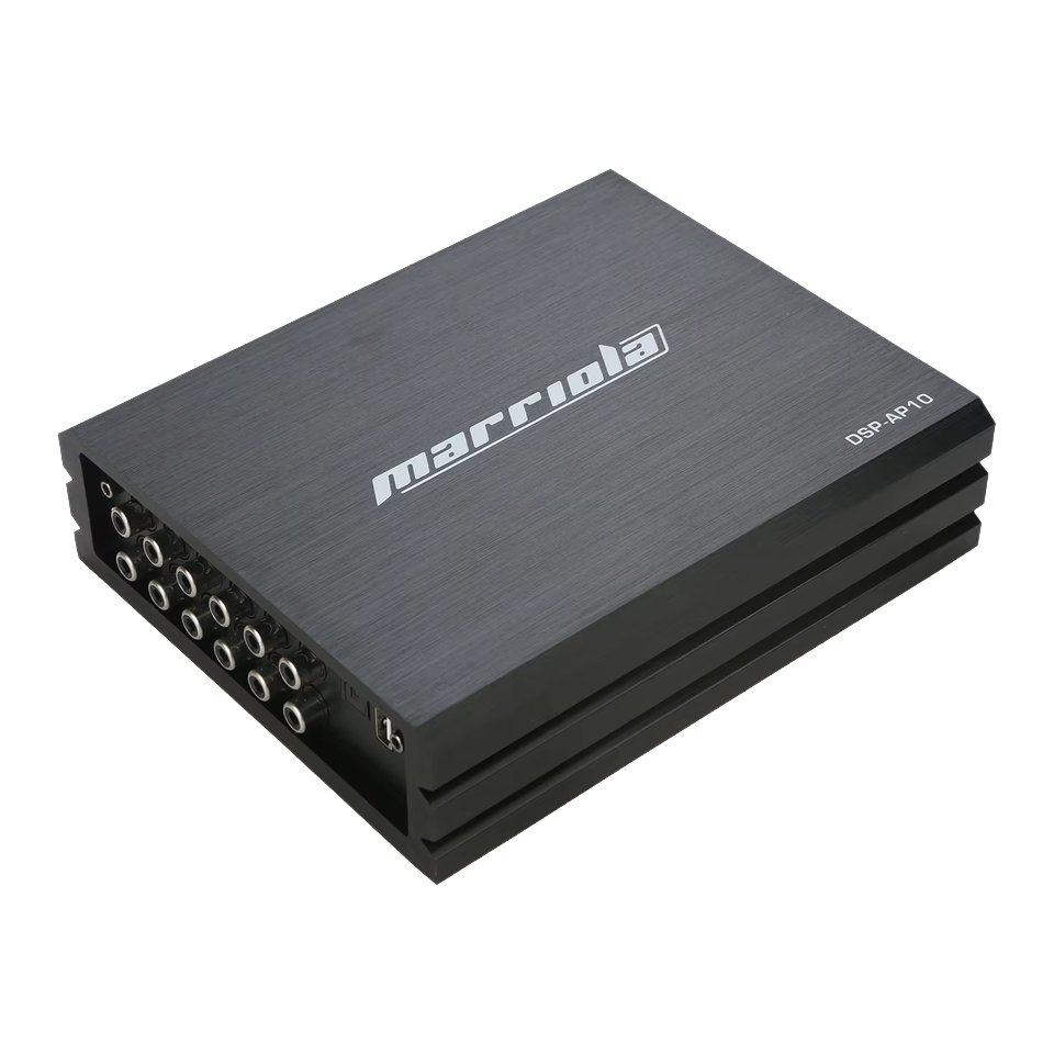 High Quality DSP Car Amplifier 8*40W RMS REAL POWER Class AB 4-Channel Separation Aluminium Built-in Equalizers Crossovers